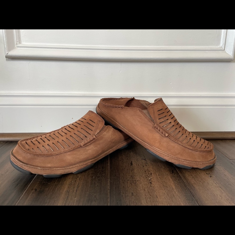 Loukas leather slip ons